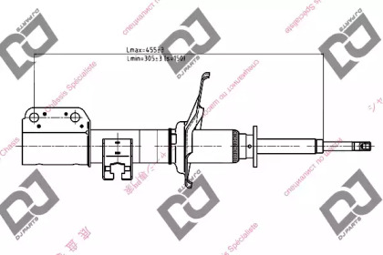 Амортизатор DJ PARTS DS1076GS